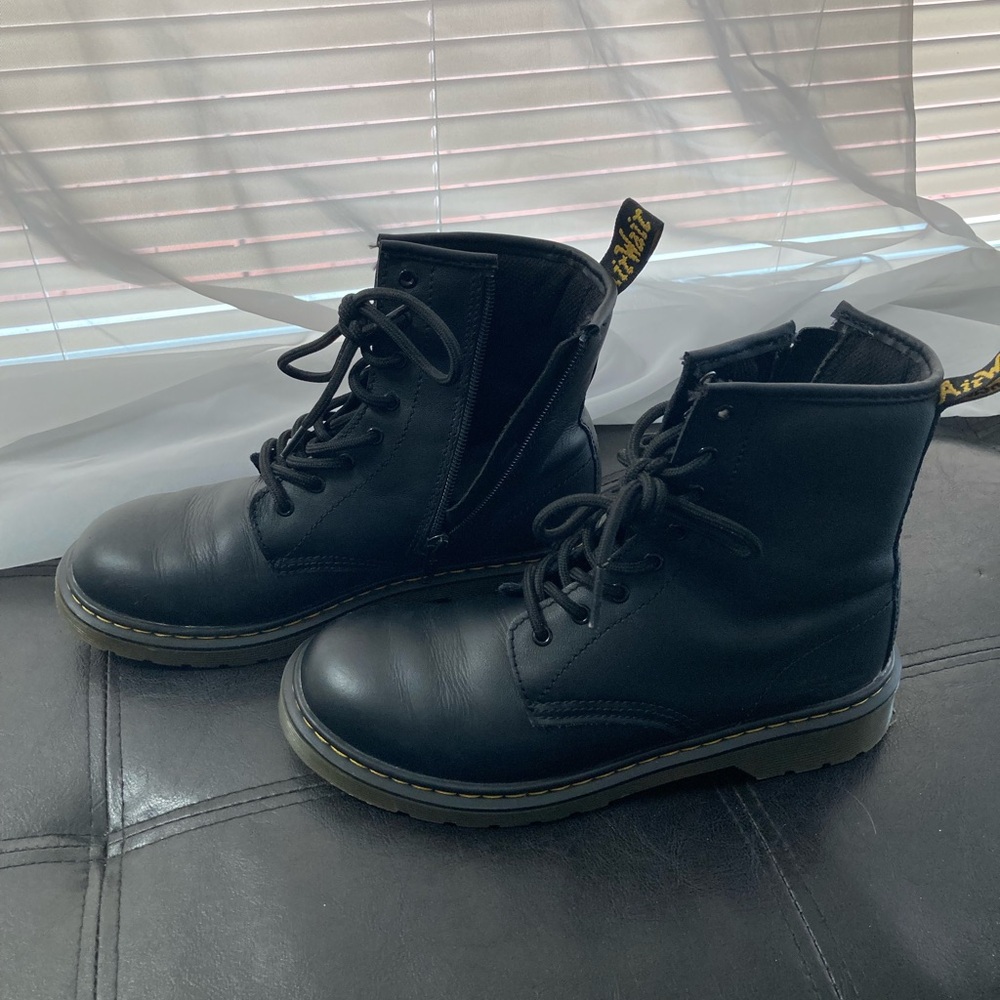 Dr. Martens boots - black. Youth size. Great condition.